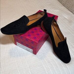 Tory Burch Leigh loafer suede